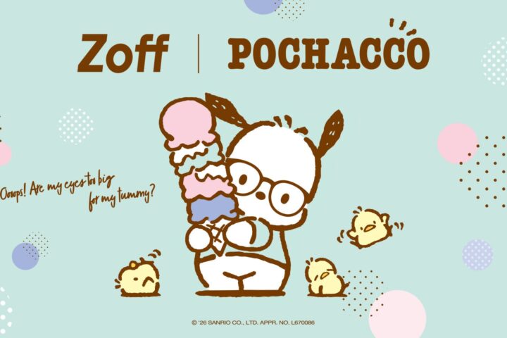 ポチャッコとZoffのコラボメガネで、毎日をもっと可愛く
