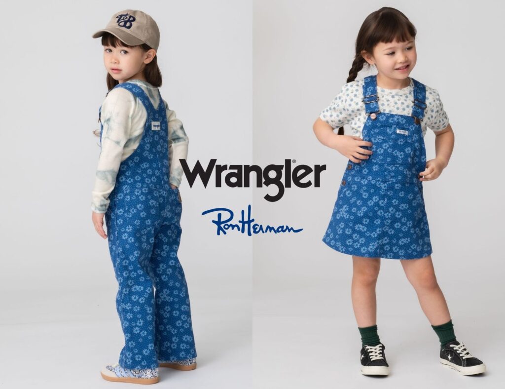 70年代の風が香る。ロンハーマン×ラングラーのフラワー服が子どもたちの主役に